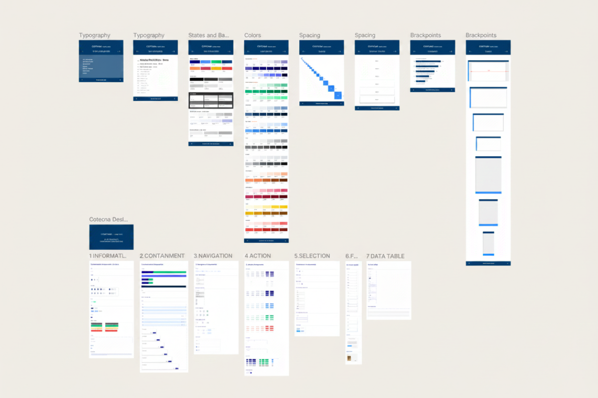 First Figma UI Kit implemented, with styles and Angular Material adapted components.